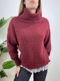 PULLOVER LORENZA BORDEAUX