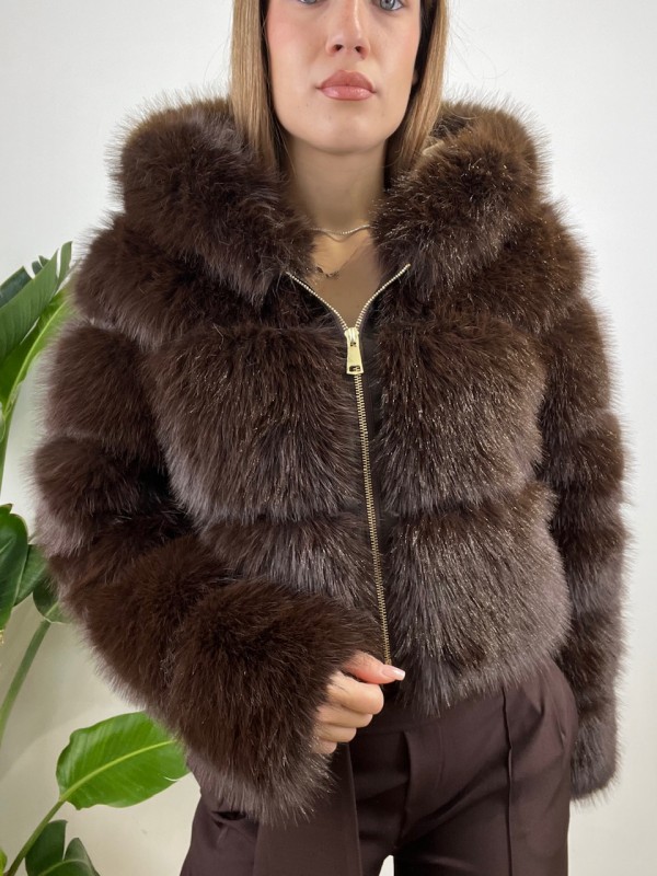 ECOPELLICCIA KAMY MARRONE