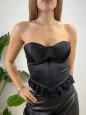 BUSTIER RASO NERO