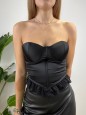 BUSTIER RASO NERO