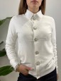 CARDIGAN JAWELS BIANCO