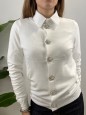 CARDIGAN JAWELS BIANCO