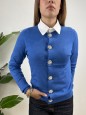 CARDIGAN JAWELS BLU