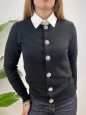 CARDIGAN JAWELS NERO