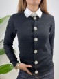 CARDIGAN JAWELS NERO