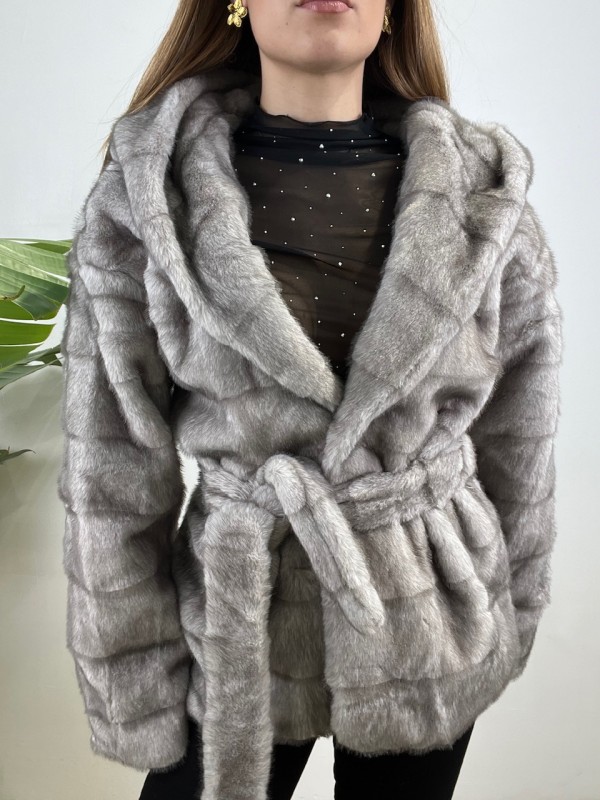 ECOPELLICCIA VERONIK GRIGIA