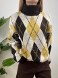 PULLOVER KRETA ROMBI GIALLO