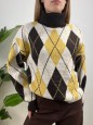 PULLOVER KRETA ROMBI GIALLO