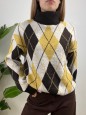 PULLOVER KRETA ROMBI GIALLO