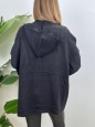 MAXI CARDIGAN FELY NERO