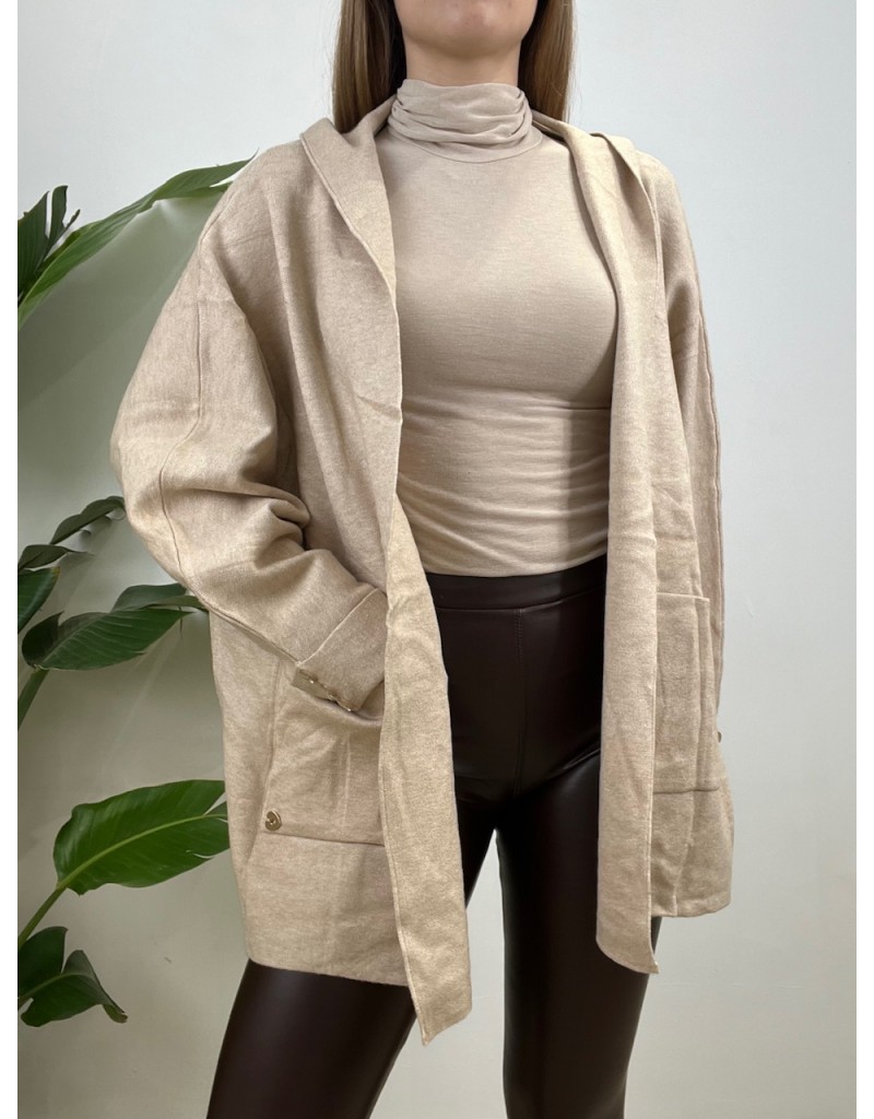 MAXI CARDIGAN FELY BEIGE