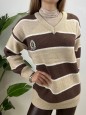 PULLOVER LOREDANA BEIGE