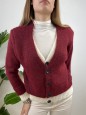 CARDIGAN FELICIA BORDEAUX