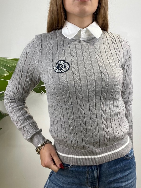 PULLOVER SIMON GRIGIO