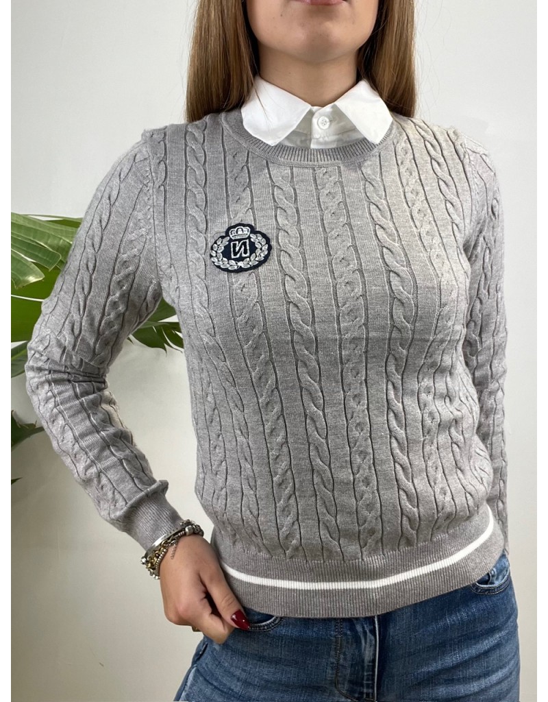 PULLOVER SIMON GRIGIO