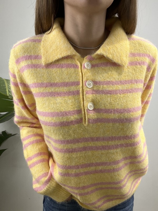 PULLOVER POLO KLARA GIALLO