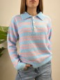 PULLOVER POLO KLARA AZZURRO