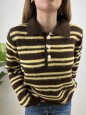 PULLOVER POLO KLARA MARRONE