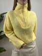 PULLOVER ZIP GIALLO