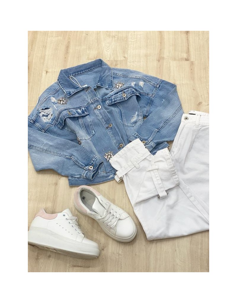 JEANS SLOUCHY BIANCO