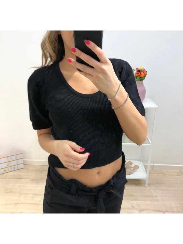 MAGLIA COSTINE NERA MAGLIA COSTINE NERA