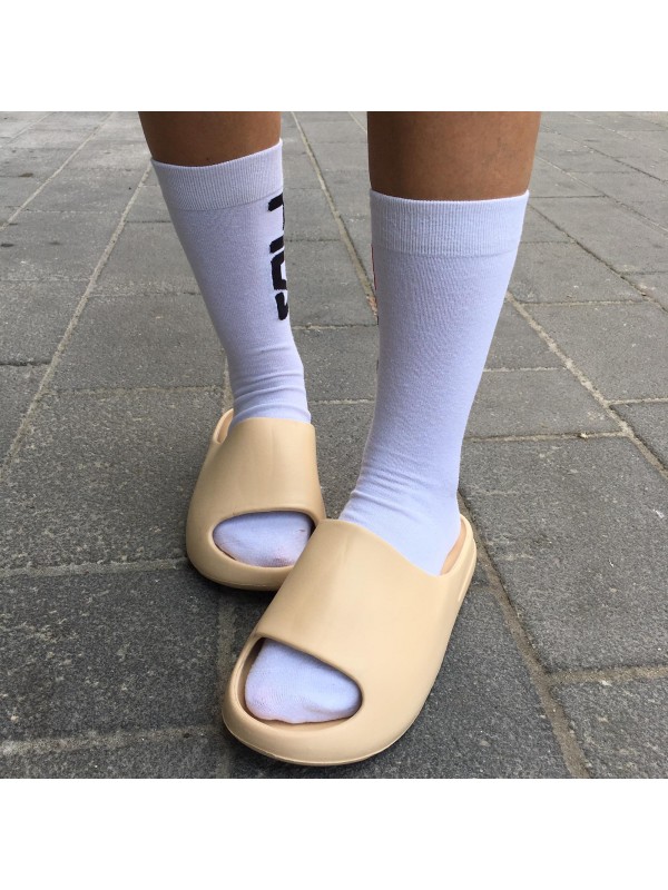 ciabatte gomma beige
