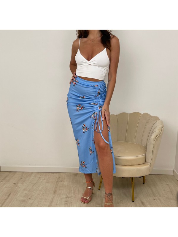 GONNA CON COULISSE BLU GONNA CON COULISSE BLU