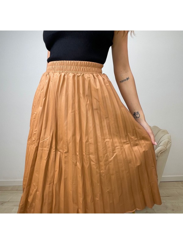 GONNA PLISSE' BEIGE GONNA PLISSE' BEIGE