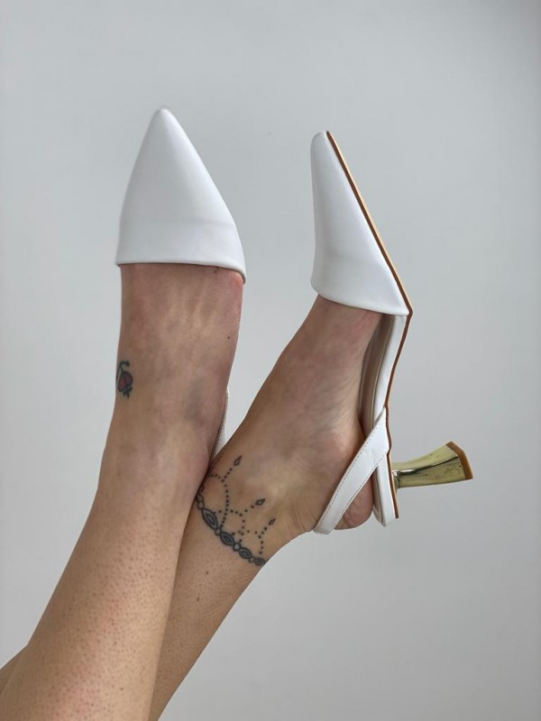 DèCOLLETè TACCO GOLD BIANCO DèCOLLETè TACCO GOLD BIANCO