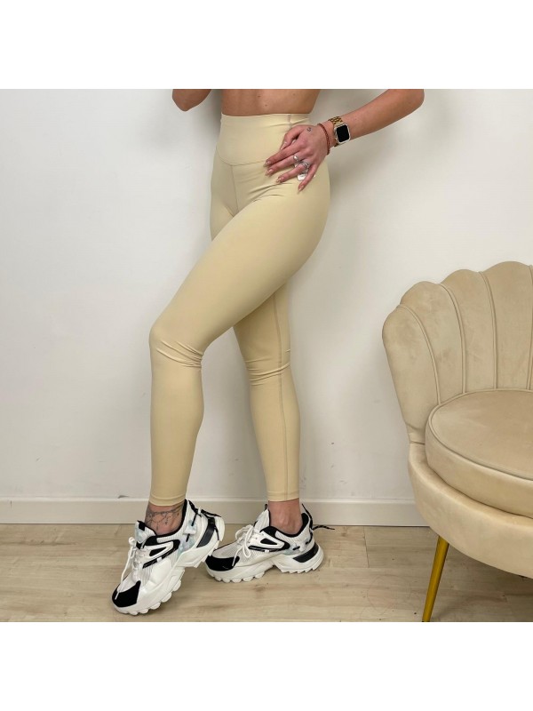 LEGGINS MEGUSTO BEIGE LEGGINS MEGUSTO BEIGE