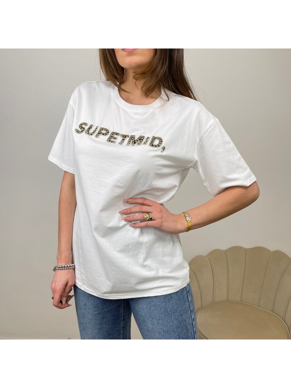 T-SHIRT SUPETMID BIANCA T-SHIRT SUPETMID BIANCA