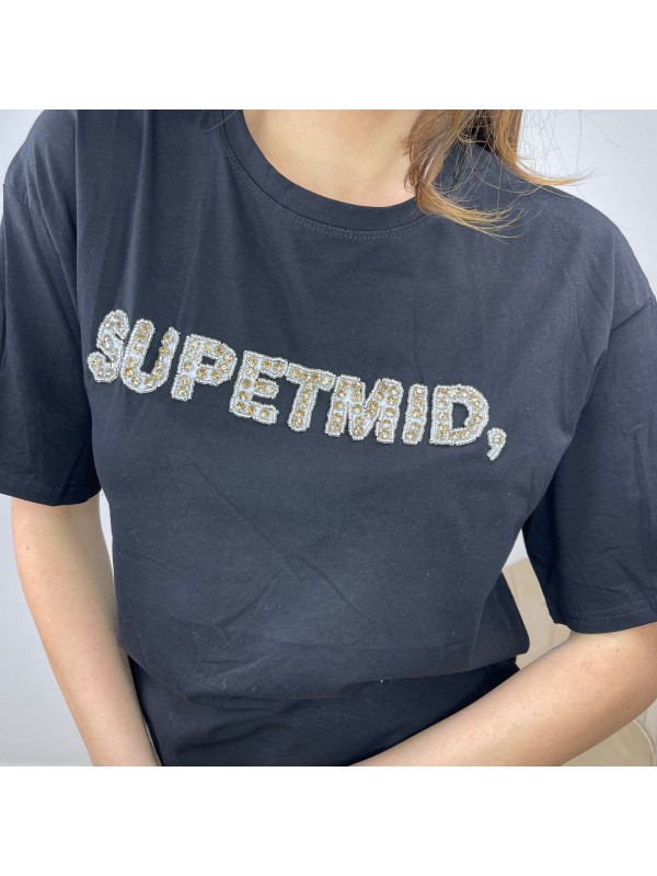 T-SHIRT SUPETMID NERA T-SHIRT SUPETMID NERA