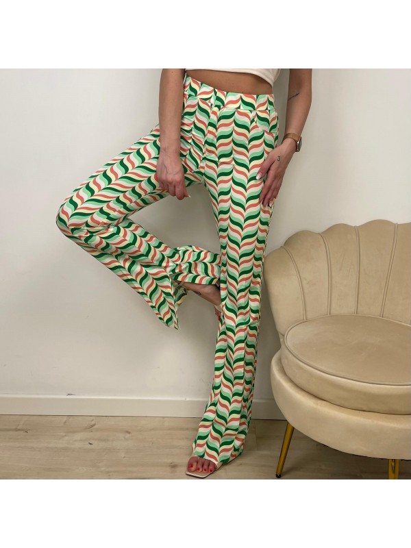 PANTALONE A ZAMPA WAVE PANTALONE A ZAMPA WAVE