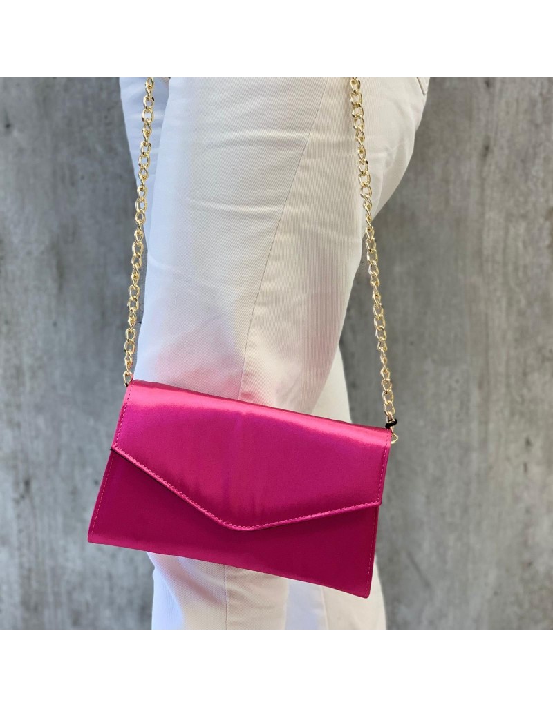 Pochette Floreale Con Catena - Borsa Da Sera Per Matrimoni E Occasioni Speciali, 20x14x4 Cm - Foto 9