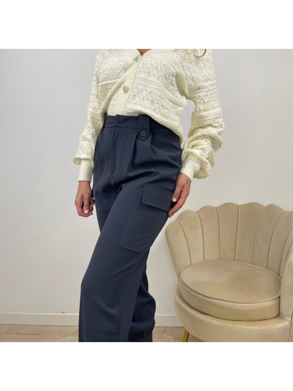 PANTALONI CARGO GRIGIO PANTALONI CARGO GRIGIO