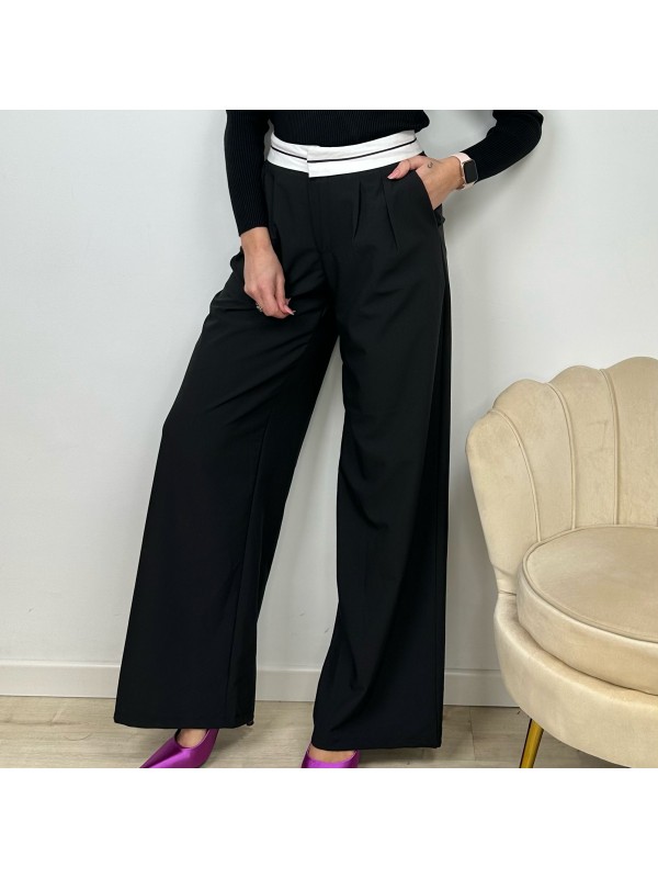 PANTALONI PALAZZO NERO PANTALONI PALAZZO NERO