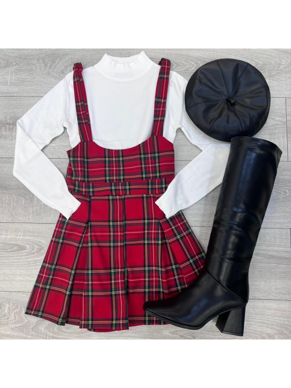 SALOPETTE TARTAN SALOPETTE TARTAN
