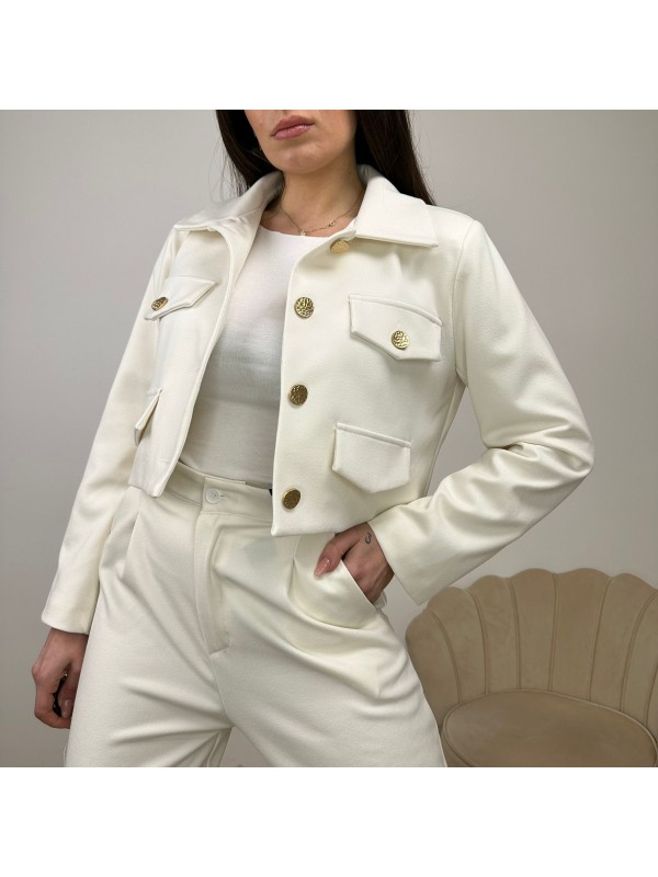 GIACCA CORTA LUMINA BIANCA GIACCA CORTA LUMINA BIANCA