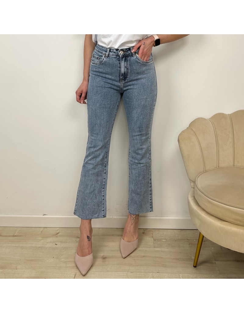JEANS CROPPED FLARE