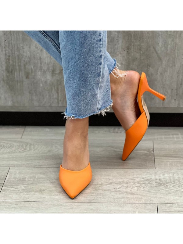DèCOLLETEè SABOT ARANCIO DèCOLLETEè SABOT ARANCIO