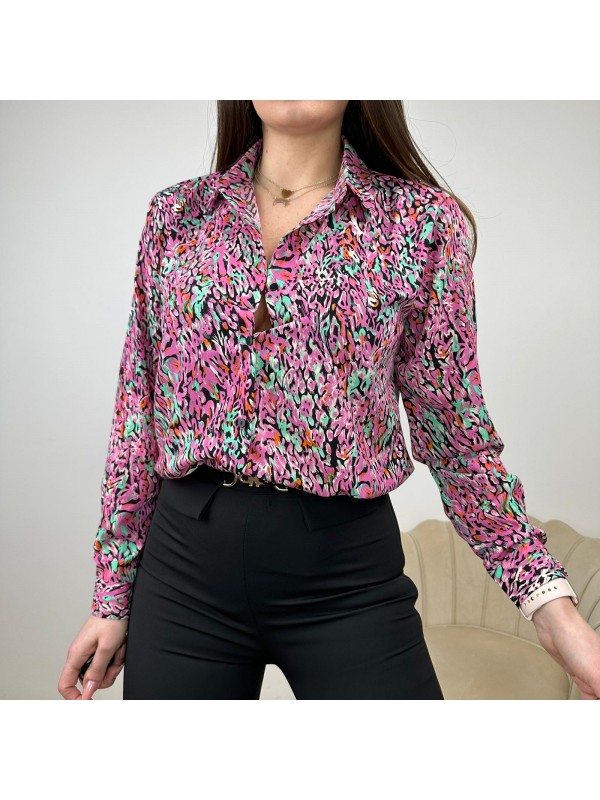 CAMICIA MULTICOLOR FUCSIA CAMICIA MULTICOLOR FUCSIA