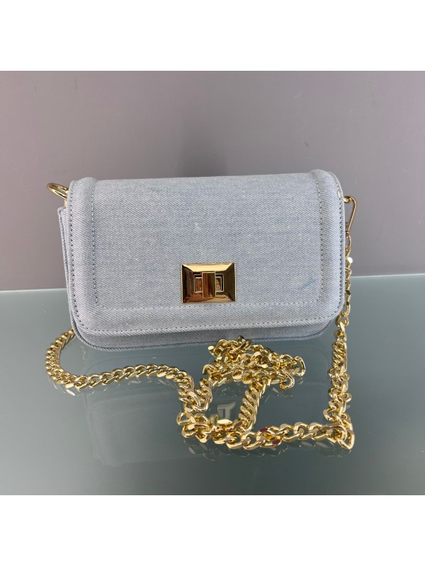BORSA JEANS RETTANGOLARE CHIARA BORSA JEANS RETTANGOLARE CHIARA