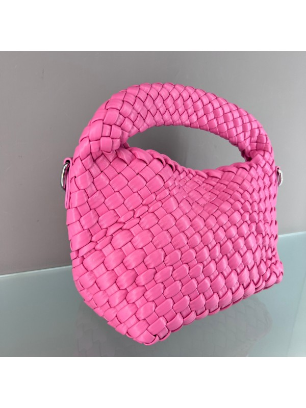 MINIBAG ECOPELLE INTRECCIATA ROSA MINIBAG ECOPELLE INTRECCIATA ROSA