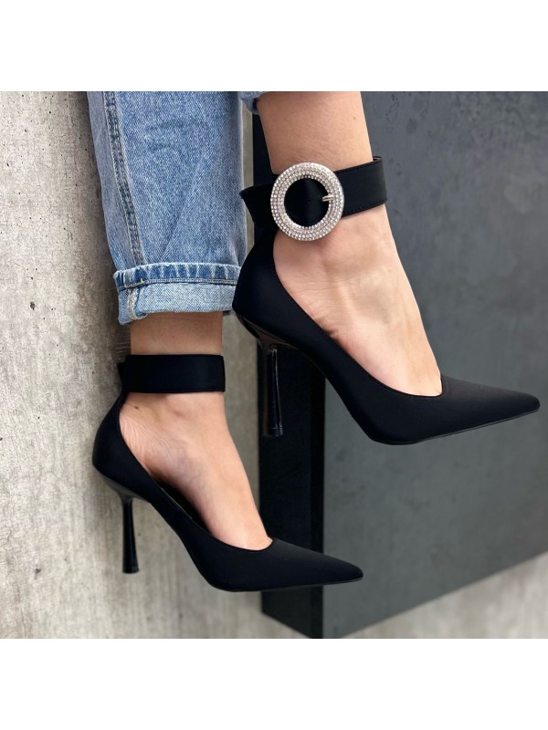 DÉCOLLETÉ CON CAVIGLIERA NERO DÉCOLLETÉ CON CAVIGLIERA NERO