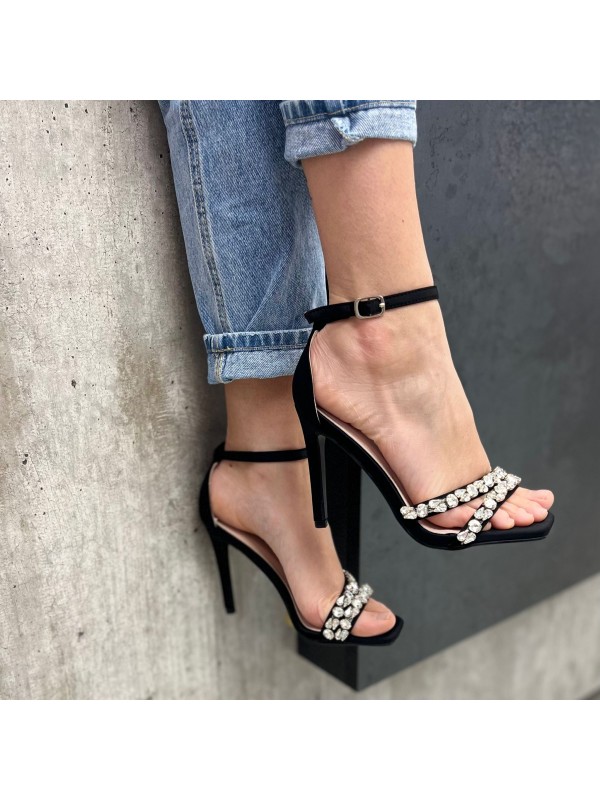 SANDALI GIOIELLO NERO SANDALI GIOIELLO NERO