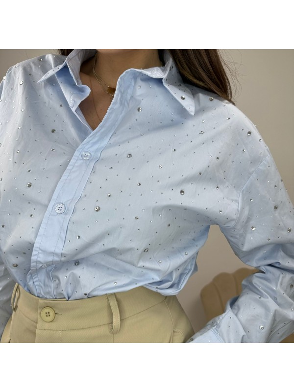 CAMICIA STAR SHINE AZZURRA CAMICIA STAR SHINE AZZURRA