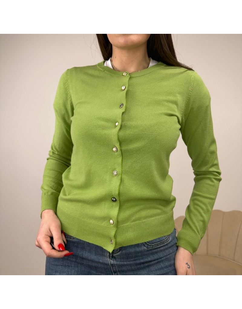 Cardigan verde discount