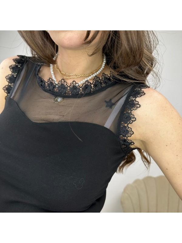 TOP GLAMOUR NERO TOP GLAMOUR NERO