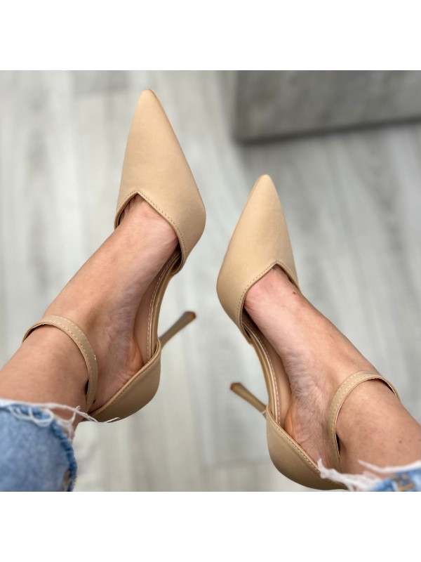 DéCOLLETé  CON CAVIGLIERA BEIGE DéCOLLETé  CON CAVIGLIERA BEIGE