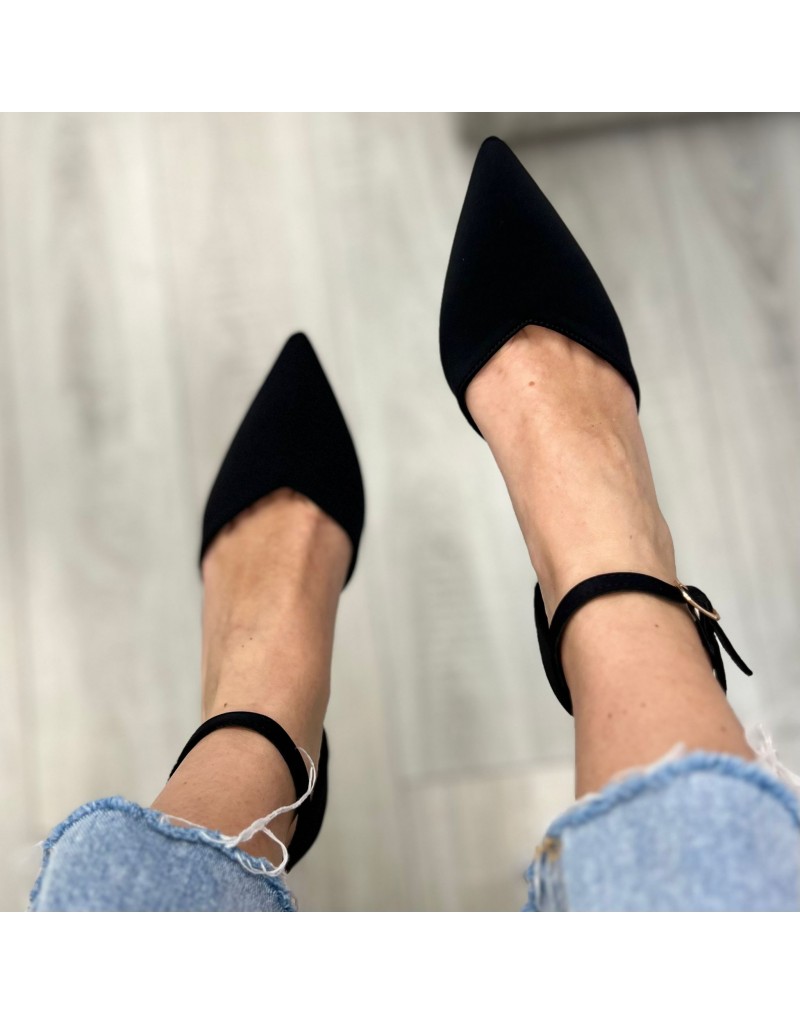 DeCOLLETe CON CAVIGLIERA NERO